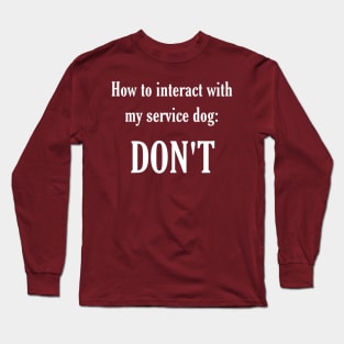 How To Interact Long Sleeve T-Shirt